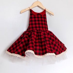 Holiday dress with tulle ❤️🖤